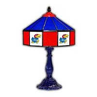 Kansas Jayhawks 21'' Glass Table Lamp