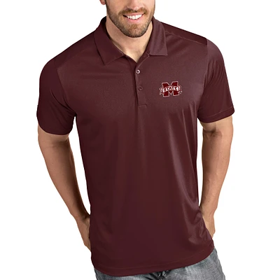 Mississippi State Bulldogs Antigua Tribute Polo - Maroon