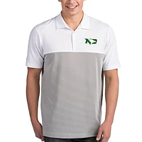 North Dakota Antigua Venture Polo - White/Gray