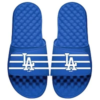 Los Angeles Dodgers ISlide Youth MLB Stripe Slide Sandals - Royal