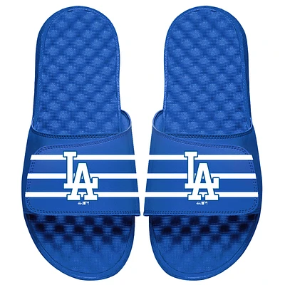 Los Angeles Dodgers ISlide Youth MLB Stripe Slide Sandals - Royal
