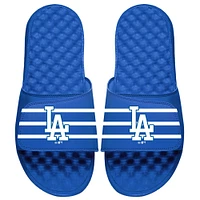 Los Angeles Dodgers ISlide Youth MLB Stripe Slide Sandals - Royal