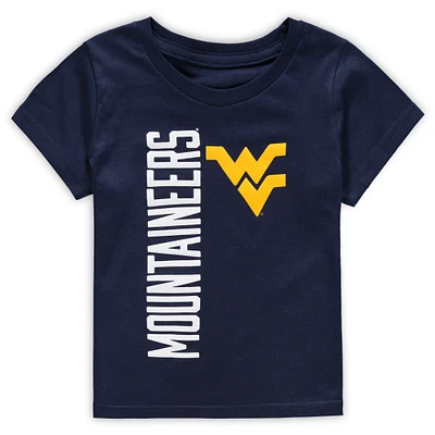 Toddler Navy West Virginia Mountaineers Big & Bold T-Shirt