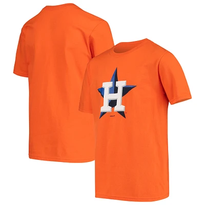 Youth Orange Houston Astros Primary Logo T-Shirt