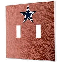 Dallas Cowboys Football Design Double Toggle Light Switch Plate