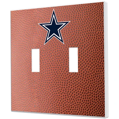 Dallas Cowboys Football Design Double Toggle Light Switch Plate