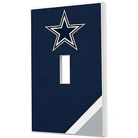 Dallas Cowboys Diagonal Stripe Single Toggle Light Switch Plate