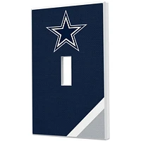 Dallas Cowboys Diagonal Stripe Single Toggle Light Switch Plate