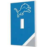 Detroit Lions Diagonal Stripe Single Toggle Light Switch Plate