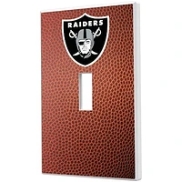 Las Vegas Raiders Football Design Single Toggle Light Switch Plate