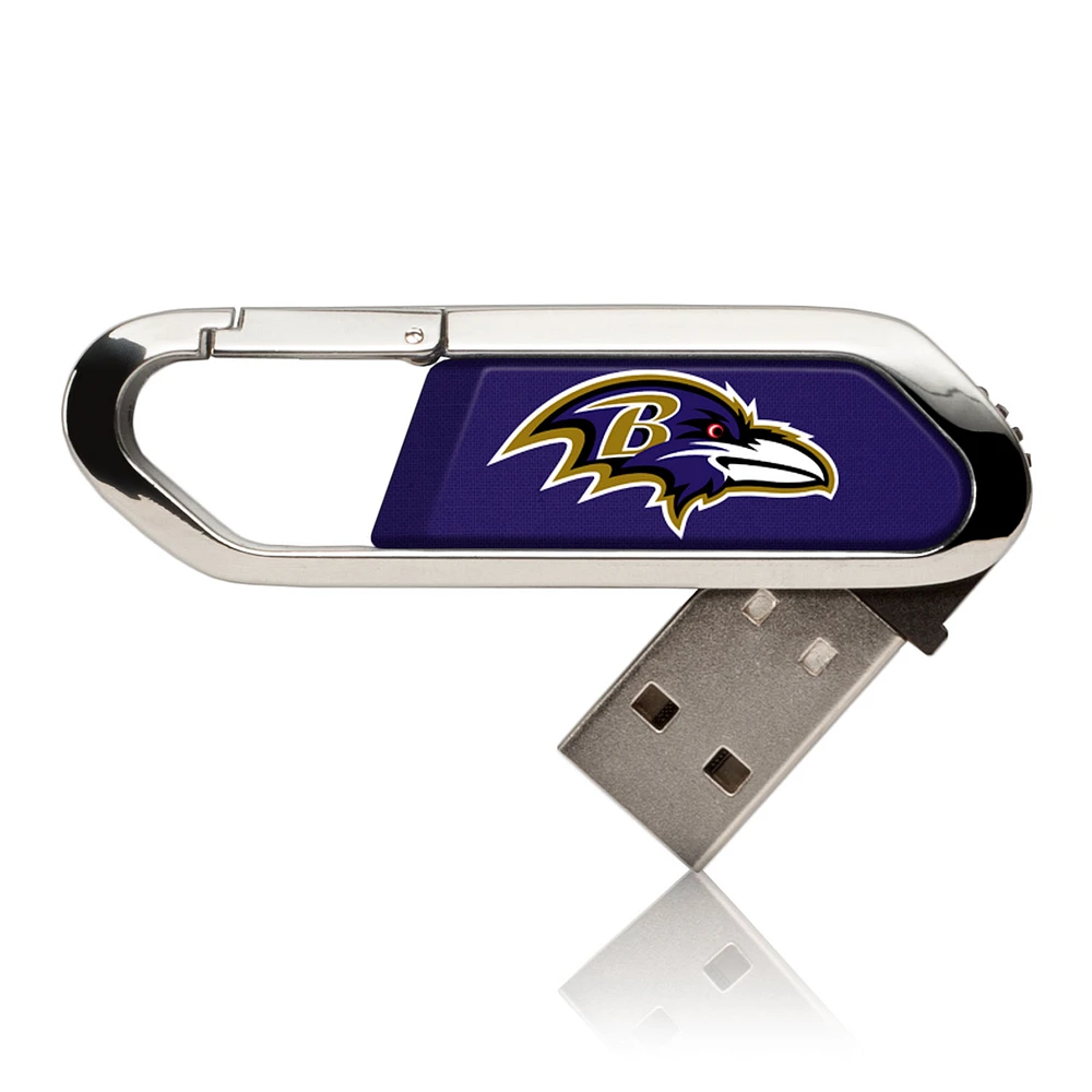 Baltimore Ravens Solid Clip USB Flash Drive