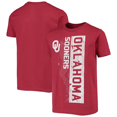 Youth Crimson Oklahoma Sooners Challenger T-Shirt