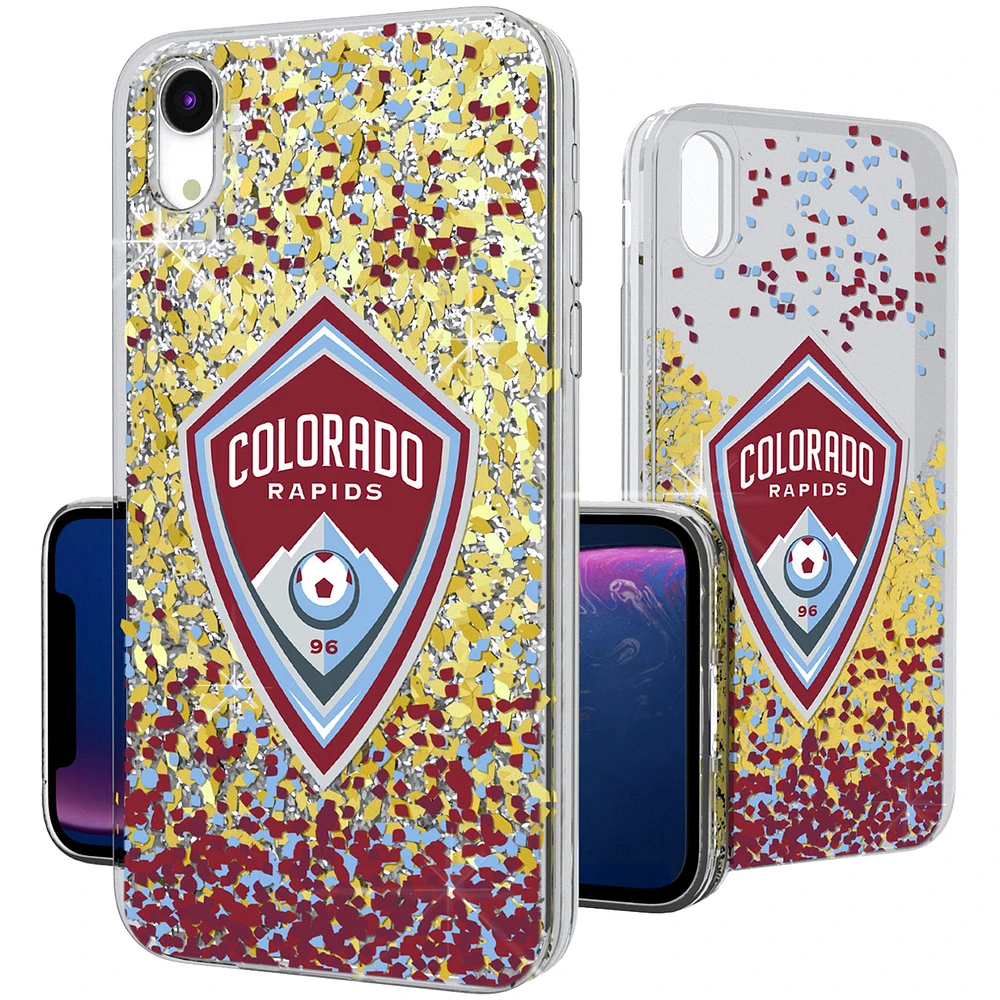Colorado Rapids Confetti Glitter iPhone XR Case