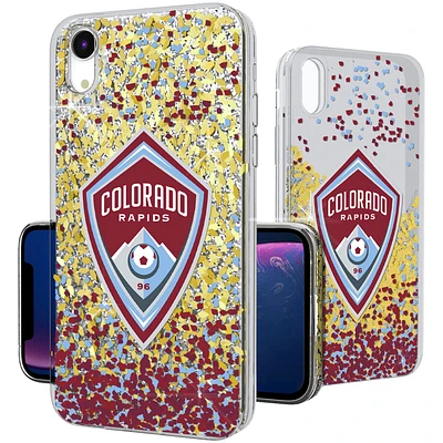 Colorado Rapids Confetti Glitter iPhone XR Case
