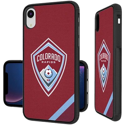 Colorado Rapids Diagonal Stripe Bump iPhone XR Case