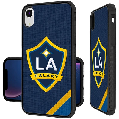 LA Galaxy Diagonal Stripe Bump iPhone XR Case