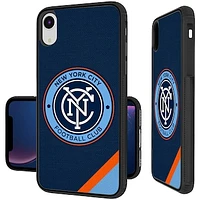 New York City FC Diagonal Stripe Bump iPhone XR Case