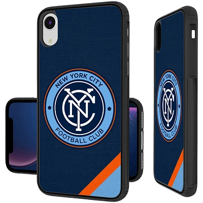 New York City FC Diagonal Stripe Bump iPhone XR Case