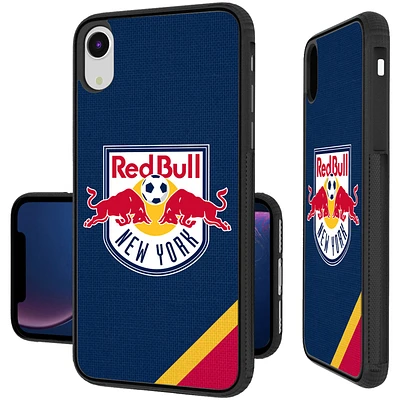 New York Red Bulls Diagonal Stripe Bump iPhone XR Case