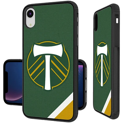 Portland Timbers Diagonal Stripe Bump iPhone XR Case