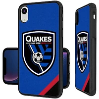 San Jose Earthquakes Diagonal Stripe Bump iPhone XR Case
