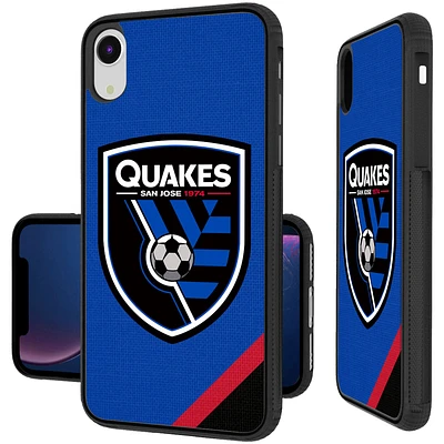 San Jose Earthquakes Diagonal Stripe Bump iPhone XR Case