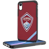 Colorado Rapids Diagonal Stripe Rugged iPhone XR Case