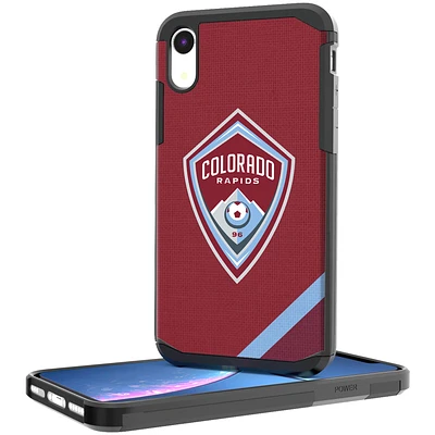 Colorado Rapids Diagonal Stripe Rugged iPhone XR Case