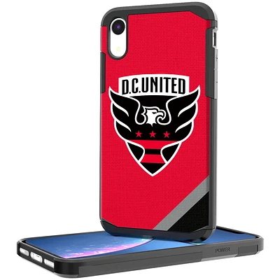 D.C. United Diagonal Stripe Rugged iPhone XR Case
