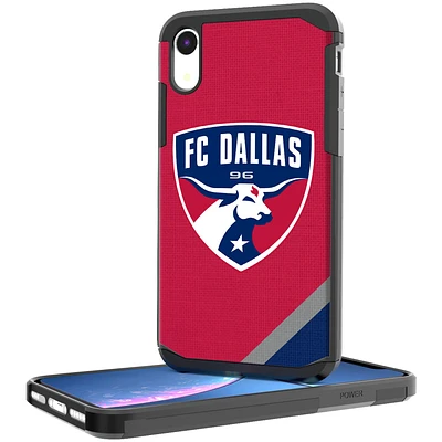 FC Dallas Diagonal Stripe Rugged iPhone XR Case
