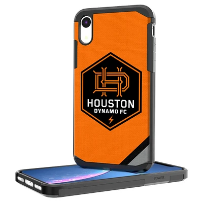 Houston Dynamo Diagonal Stripe Rugged iPhone XR Case