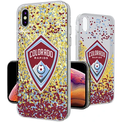 Colorado Rapids Confetti Glitter iPhone XS Max Case