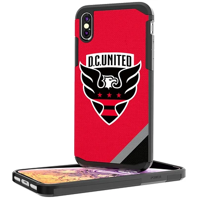 D.C. United Diagonal Stripe Rugged iPhone XS Max Case