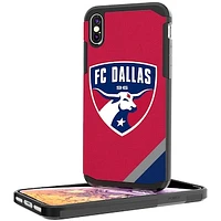 FC Dallas Diagonal Stripe Rugged iPhone XS Max Case