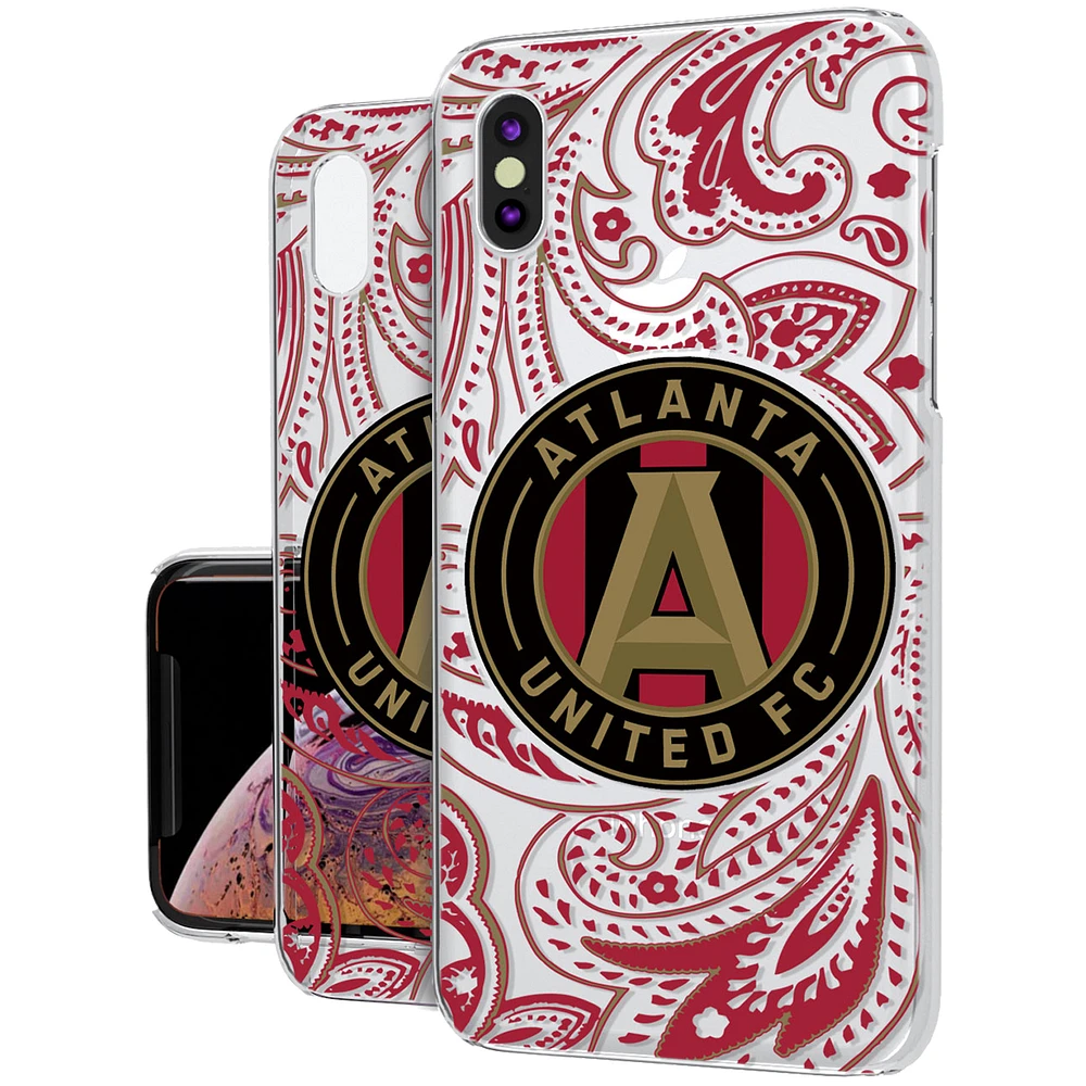 Atlanta United FC Paisley Clear iPhone XS Max Case