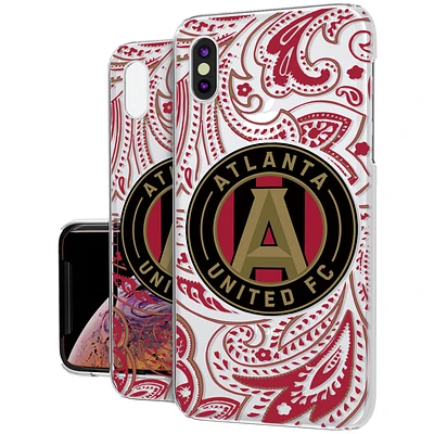 Atlanta United FC Paisley Clear iPhone XS Max Case