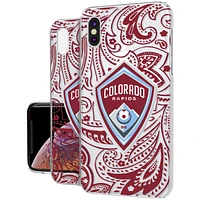 Colorado Rapids Paisley Clear iPhone XS Max Case