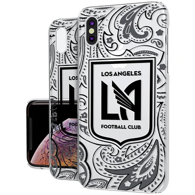 LAFC Paisley Clear iPhone XS Max Case