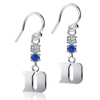 Women's Dayna Designs Duke Blue Devils Dangle Crystal Earrings