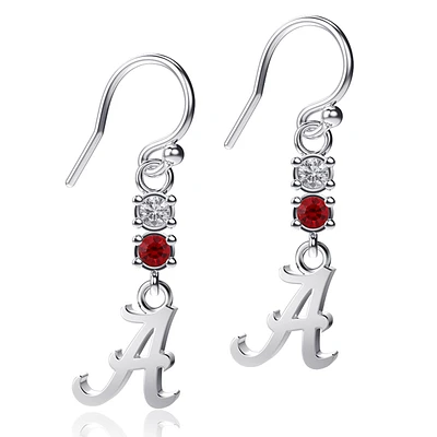 Women's Dayna Designs Alabama Crimson Tide Dangle Crystal Earrings