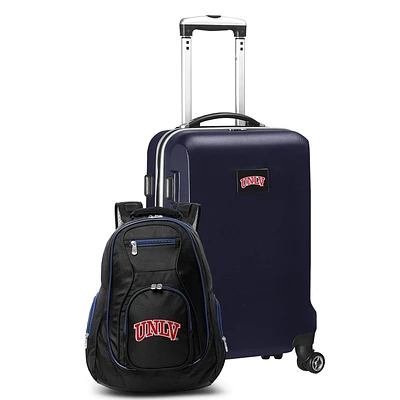 UNLV Rebels Deluxe 2-Piece Backpack and Carry-On Set