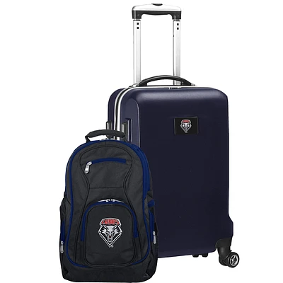 New Mexico Lobos Deluxe 2-Piece Backpack and Carry-On Set