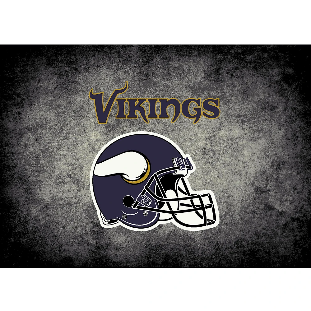 Minnesota Vikings Imperial 3'10" x 5'4" Distressed Rug