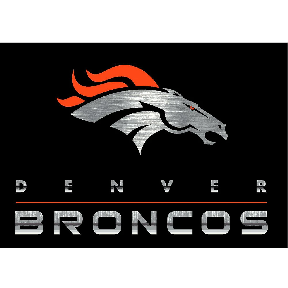 Imperial Denver Broncos 7'8'' x 10'9'' Chrome Rug