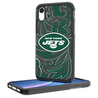 New York Jets iPhone Rugged Paisley Design Case
