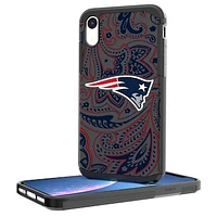 New England Patriots iPhone Rugged Paisley Design Case