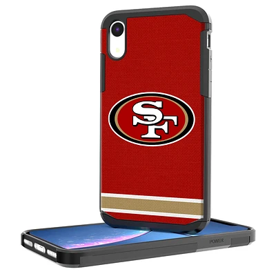 San Francisco 49ers iPhone Rugged Stripe Design Case
