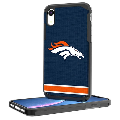 Denver Broncos iPhone Rugged Stripe Design Case