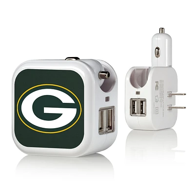 Green Bay Packers Solid Design USB Charger