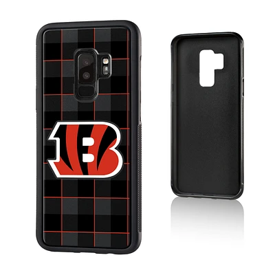 Cincinnati Bengals Galaxy Plaid Design Bump Case